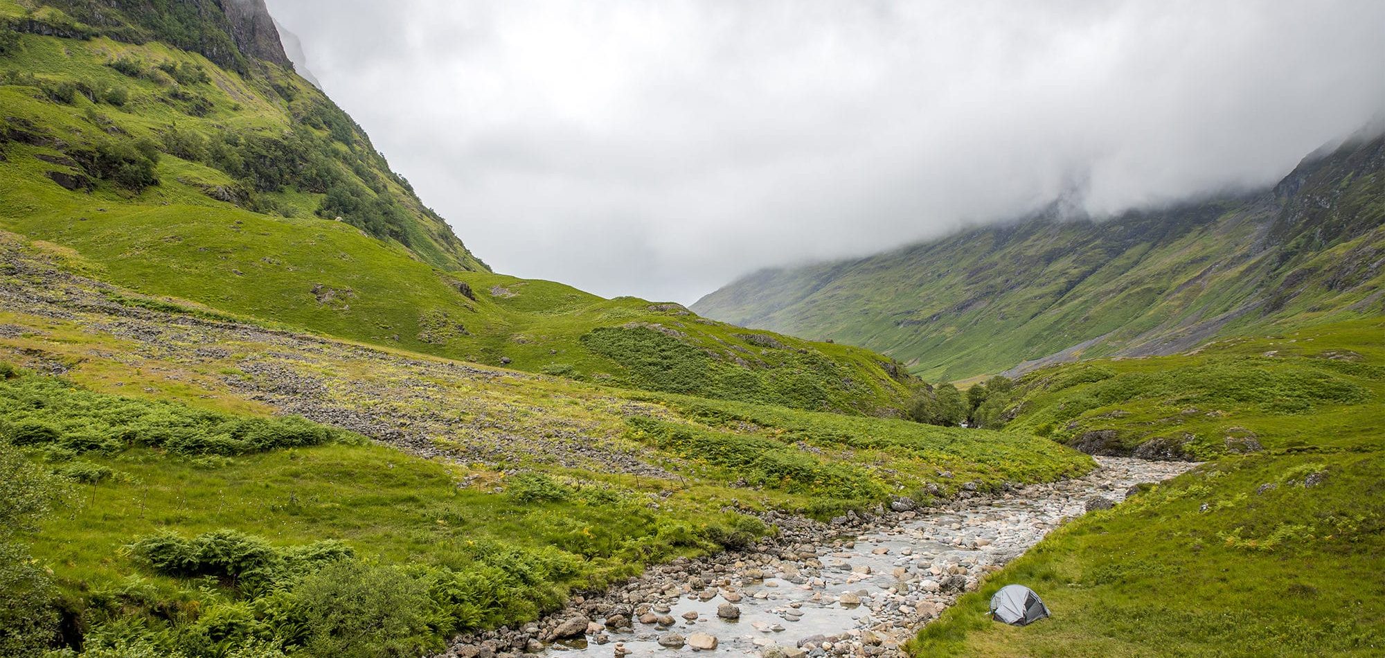 Camping sauvage en Écosse